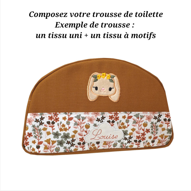 Trousse de toilette lapinette Trousse de toilette lapinette
