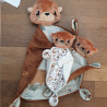 Duo de doudous loutres