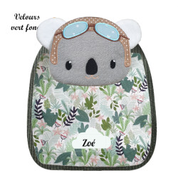 Sac à Dos Personnalisé Enfant Avec Nom Brodé – Sac Crèche Bébé Animaux Mignons, 15 Modèles (Dinosaure, Chat, Lion…), Cadeau Rentrée Scolaire Idéal