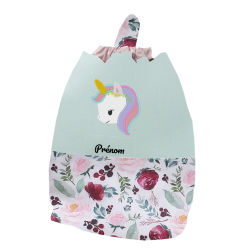 Sac coulissant bouille licorne