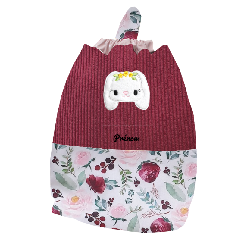 Sac coulissant lapinette Sac coulissant lapinette