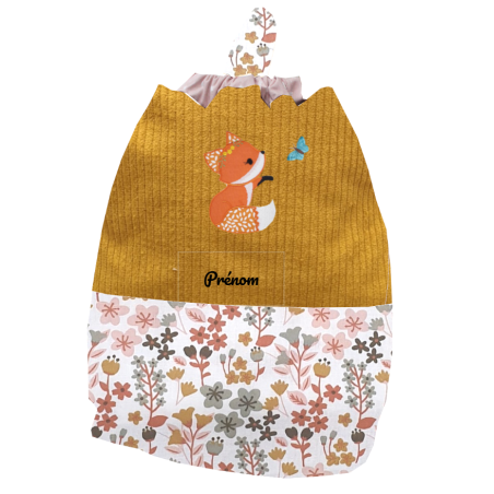 Sac coulissant renarde au papillon