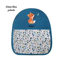 sac à dos façade brodée Renarde
