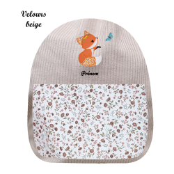 sac à dos façade brodée Renarde
