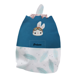 Sac coulissant lapin aviateur