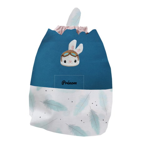 Sac coulissant lapin aviateur