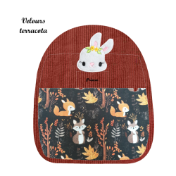 Sac brodé lapinette