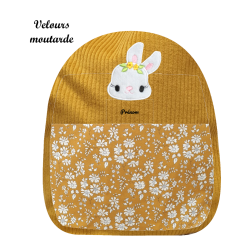 Sac brodé lapinette