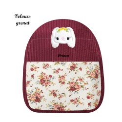 Sac brodé lapinette bélier