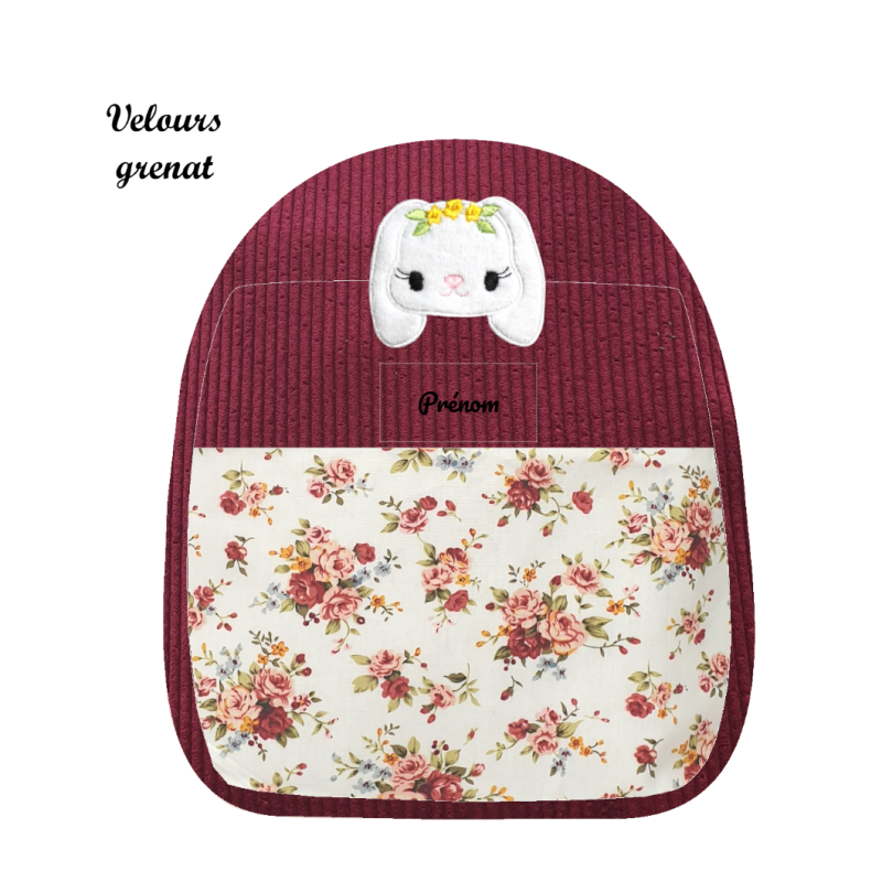 Sac brodé lapinette bélier Sac brodé lapinette bélier