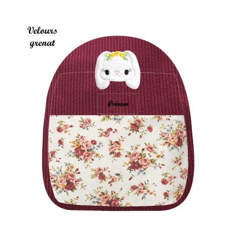 Sac brodé lapinette bélier