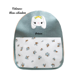 Sac brodé lapinette bélier
