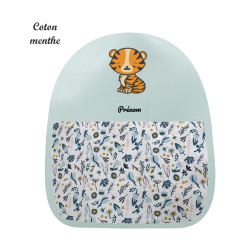 Sac façade brodée tigre