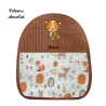 Sac façade brodée tigre
