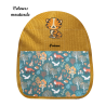Sac façade brodée tigre