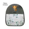 Sac façade brodée tigre