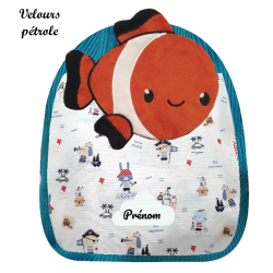 Sac à dos poisson clown
