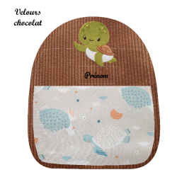 Sac brodé tortue