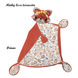 Doudou panda rousse