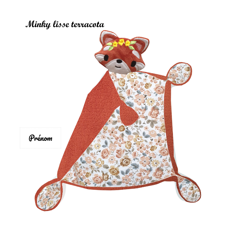 Doudou panda rousse Doudou panda rousse