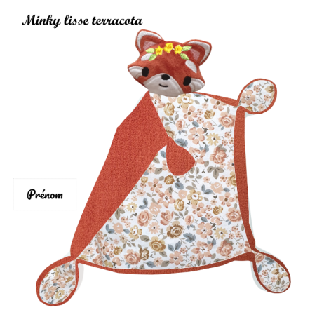 Doudou panda rousse