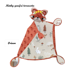 Doudou panda rousse
