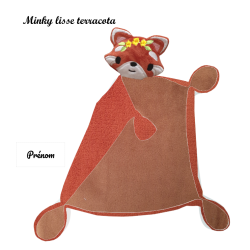 Doudou panda rousse