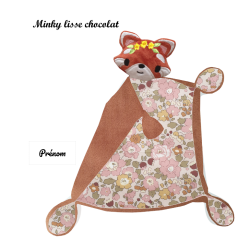 Doudou panda rousse