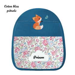 sac à dos façade brodée Renarde