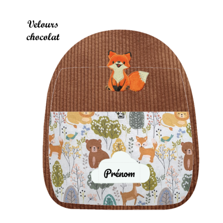 Sacs à dos brodé renard