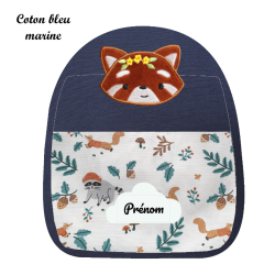 Sac brodé panda rousse