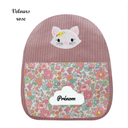 Sac à dos chat brodé
