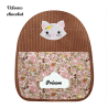 Sac à dos chat brodé