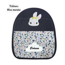 Sac brodé lapinette