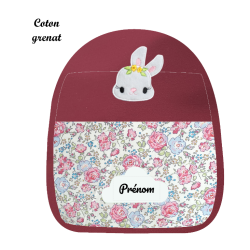 Sac brodé lapinette