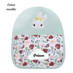 Sac brodé lapinette