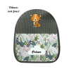 Sac façade brodée tigre
