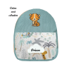 Sac façade brodée tigre