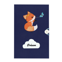 Carnet renarde au papillon