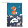 Carnet renarde au papillon