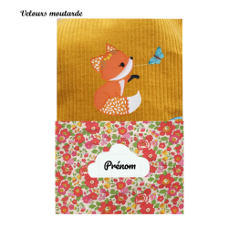 Carnet renarde au papillon