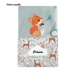 Carnet renarde au papillon