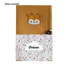 Housse de carnet bouille biche