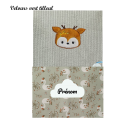 Housse de carnet bouille biche