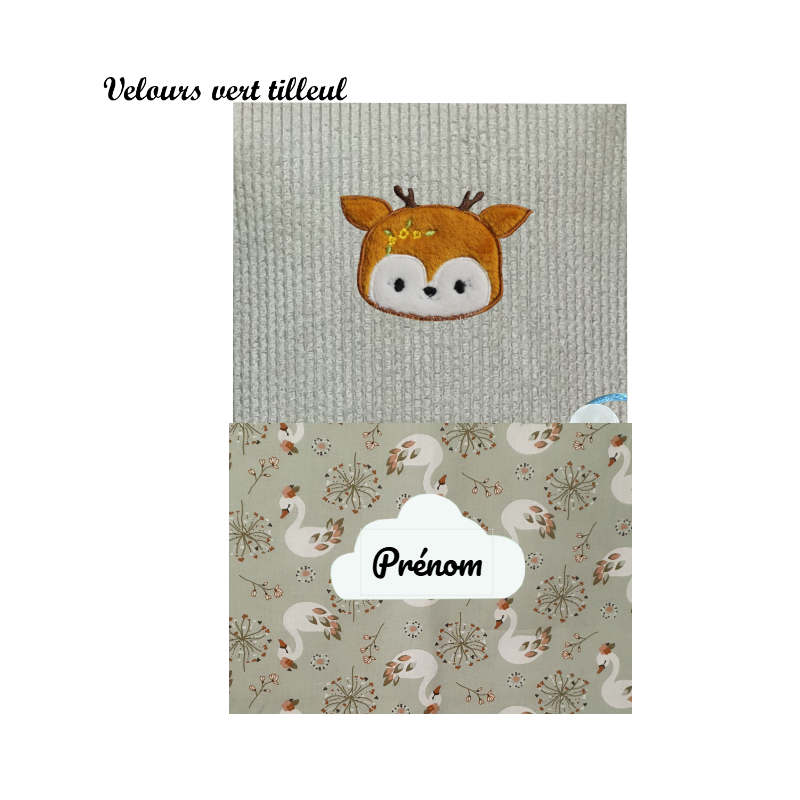 Housse de carnet bouille biche