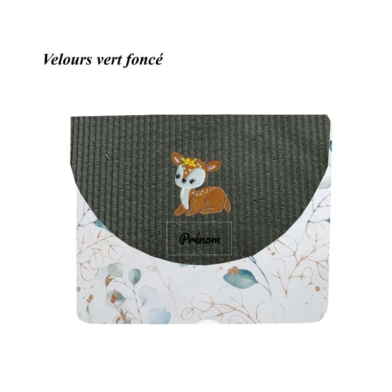 Pochette bichette brodée
