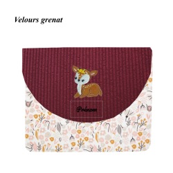Pochette bichette brodée