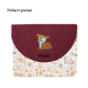 Pochette bichette brodée
