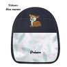 Sac à dos brodé biche