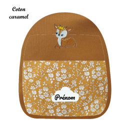 Sac à dos brodé biche
